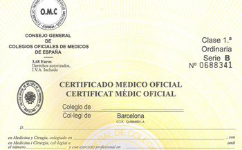 Certificados Médicos Oficiales